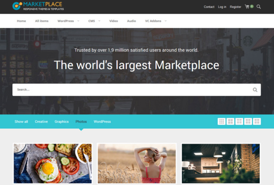 Marketplace WordPress Theme