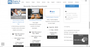 EDD Recently Viewed Downloads three-column view in a Single Downloads Page