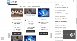 EDD Recently Viewed Downloads in a carousel/slider display disabling the downloads description