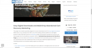 EDD Recently Viewed Downloads displaying as a sidebar widget