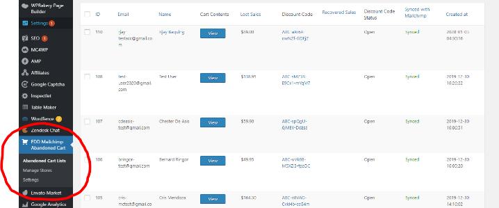 Improved Navigation of Abandoned Cart Plugin Improved Navigation of Abandoned Cart Plugin
