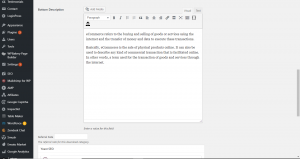 EDD Landing Page for Download Categories text fields