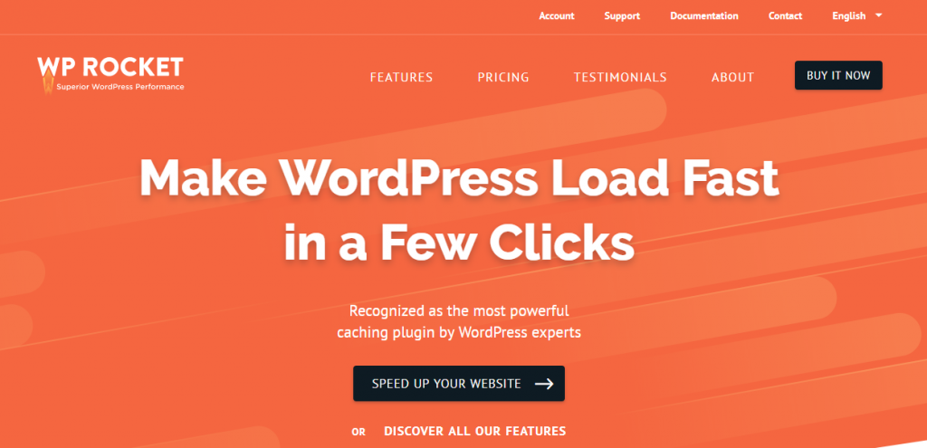 wp rocket wordpress caching plugin