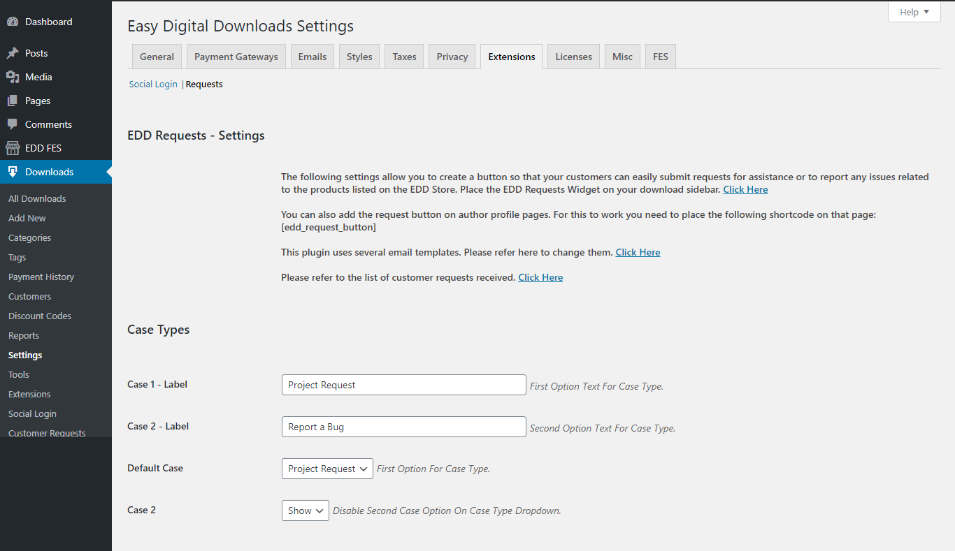 Configure the plugin settings.