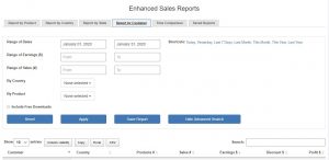 EDD Enhanced Sales Report Pro Report by Customer