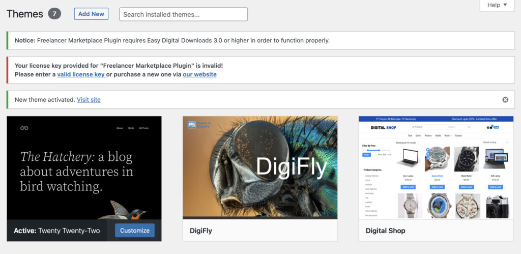 Install-Standard-WordPress-Theme |