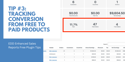 Tip #3: Tracking Conversion from Free to Paid Products 