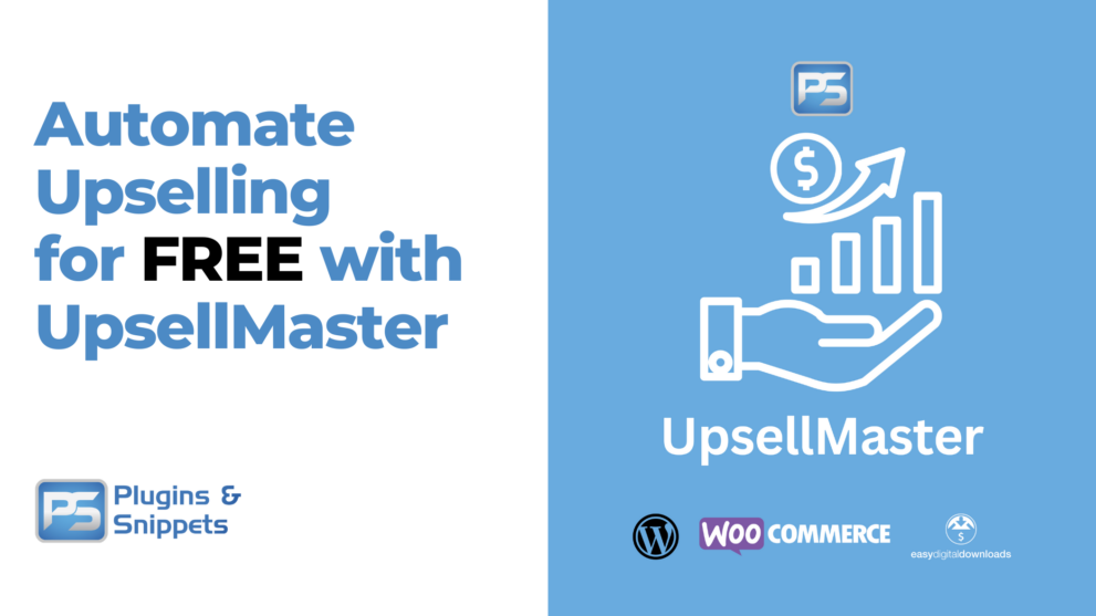 Unleash the Power of Upselling with UpsellMaster – Automate Upselling for FREE
