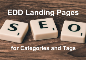 EDD Landing Pages for Categories and Tags