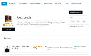 Freelancer Marketplace Plugin Freelancer Profile Frontend View