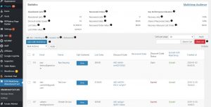 EDD Mailchimp Abandoned Cart WordPress Plugin Detailed list of all abandoned carts and contents