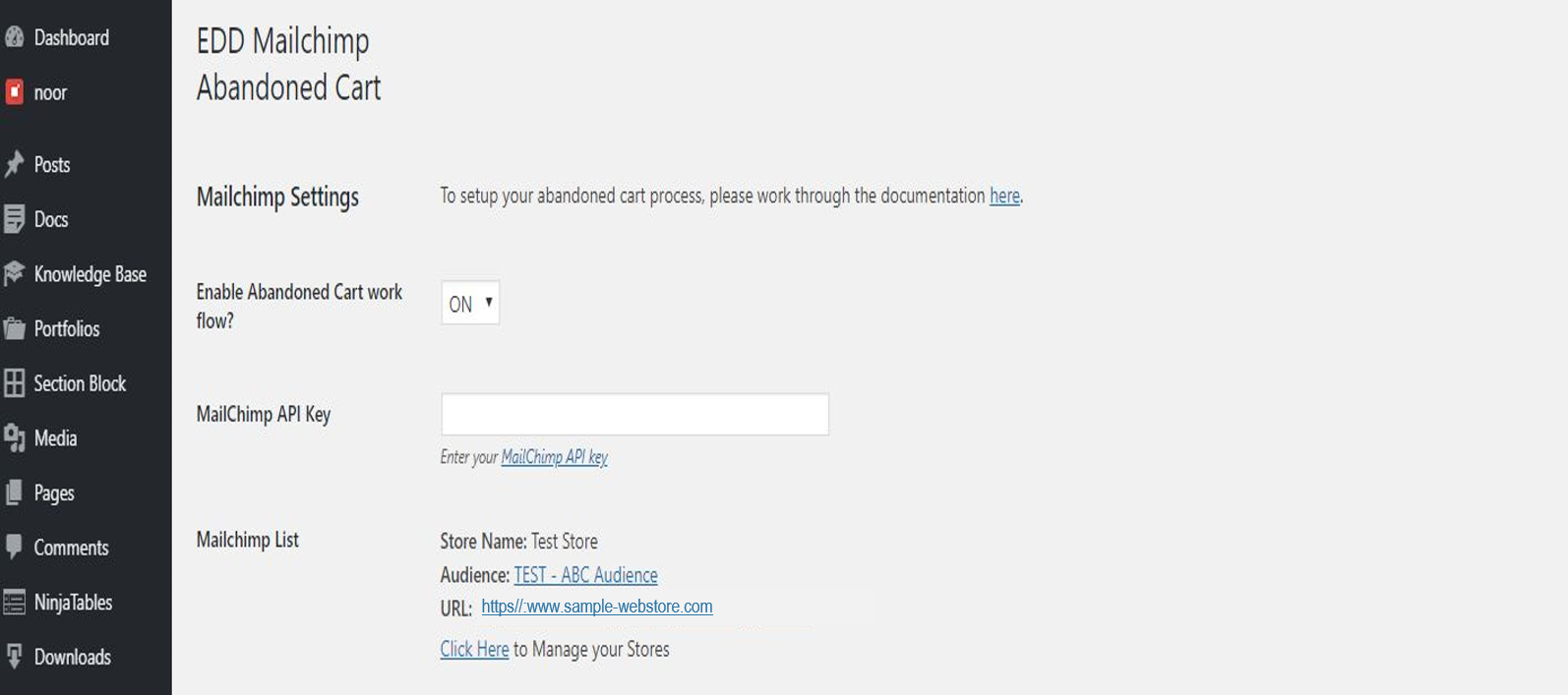 Plugin Settings Part 1
