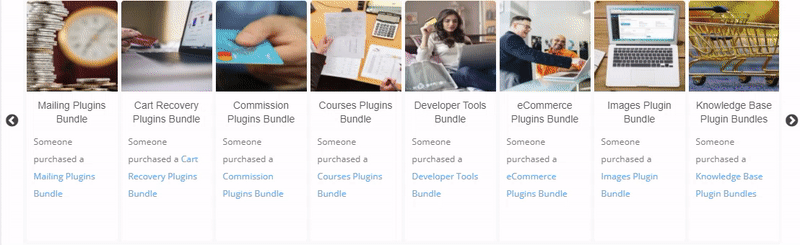 Recent Sales Carousel