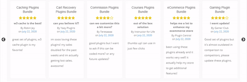 Reviews Carousel